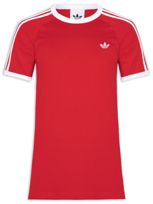 Camiseta Masculina 3 Stripes – Vermelho