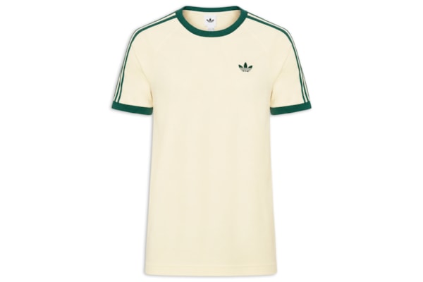Camiseta Masculina 3s Strips - Bege
