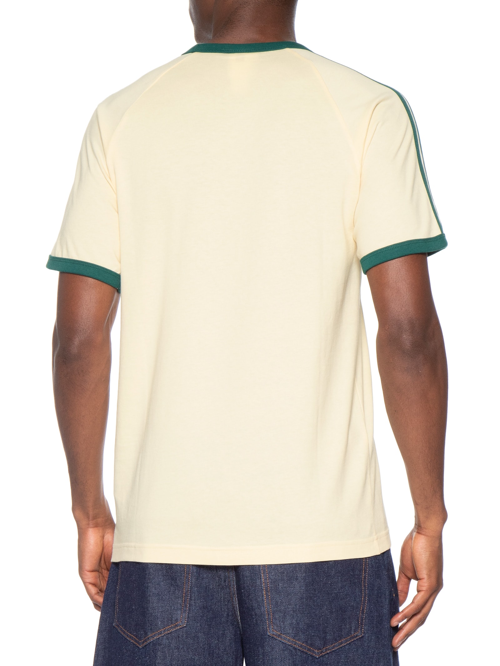 Camiseta Masculina 3s Strips Bege Adidas Originals