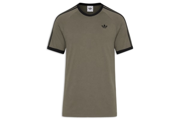 Camiseta Masculina 3s Strips - Cinza