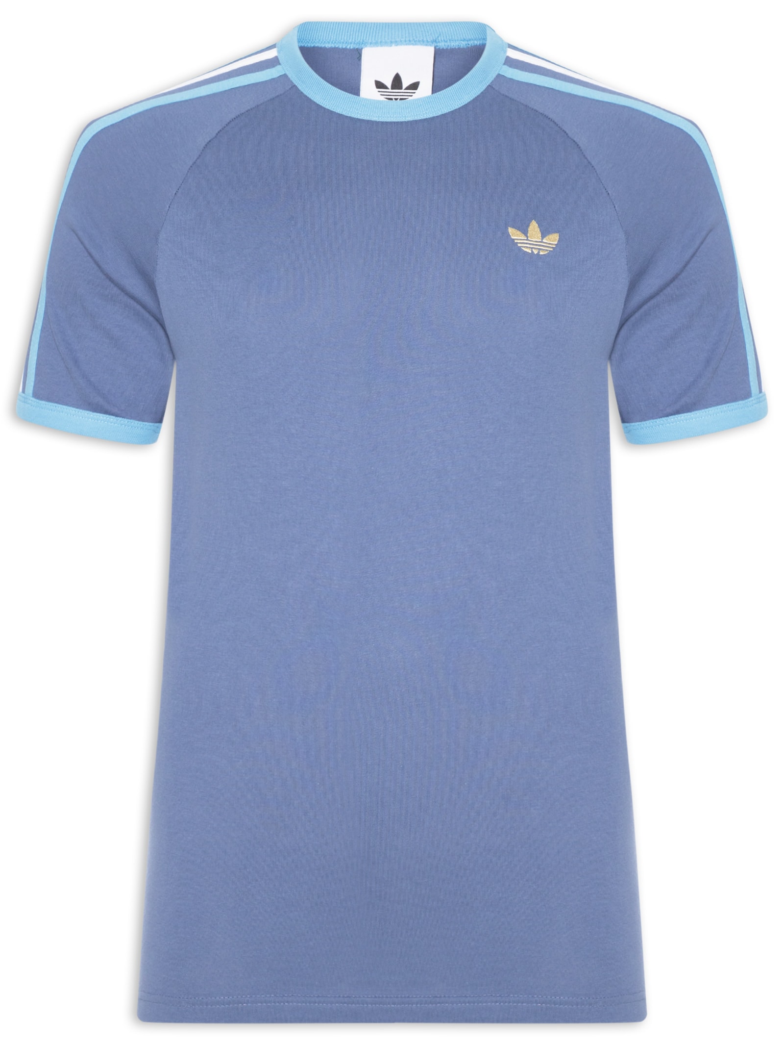 Camiseta Masculina 3S Tee Azul Adidas Originals