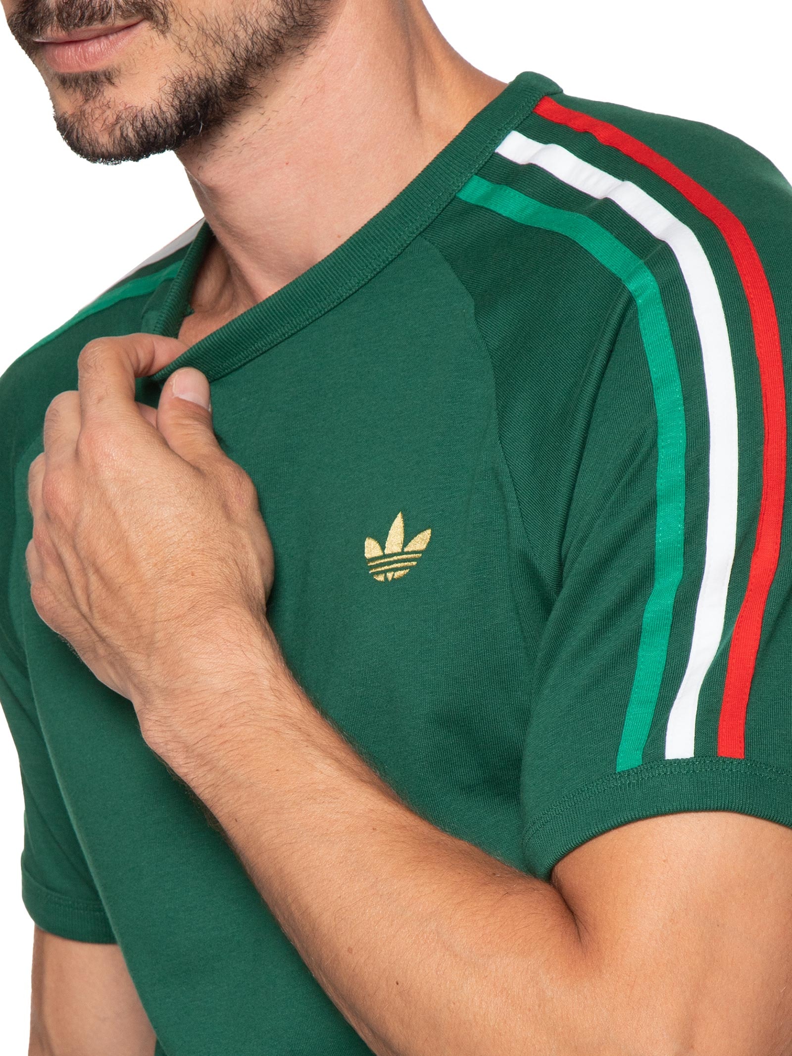 Camiseta Masculina 3S Tee Verde Adidas Originals