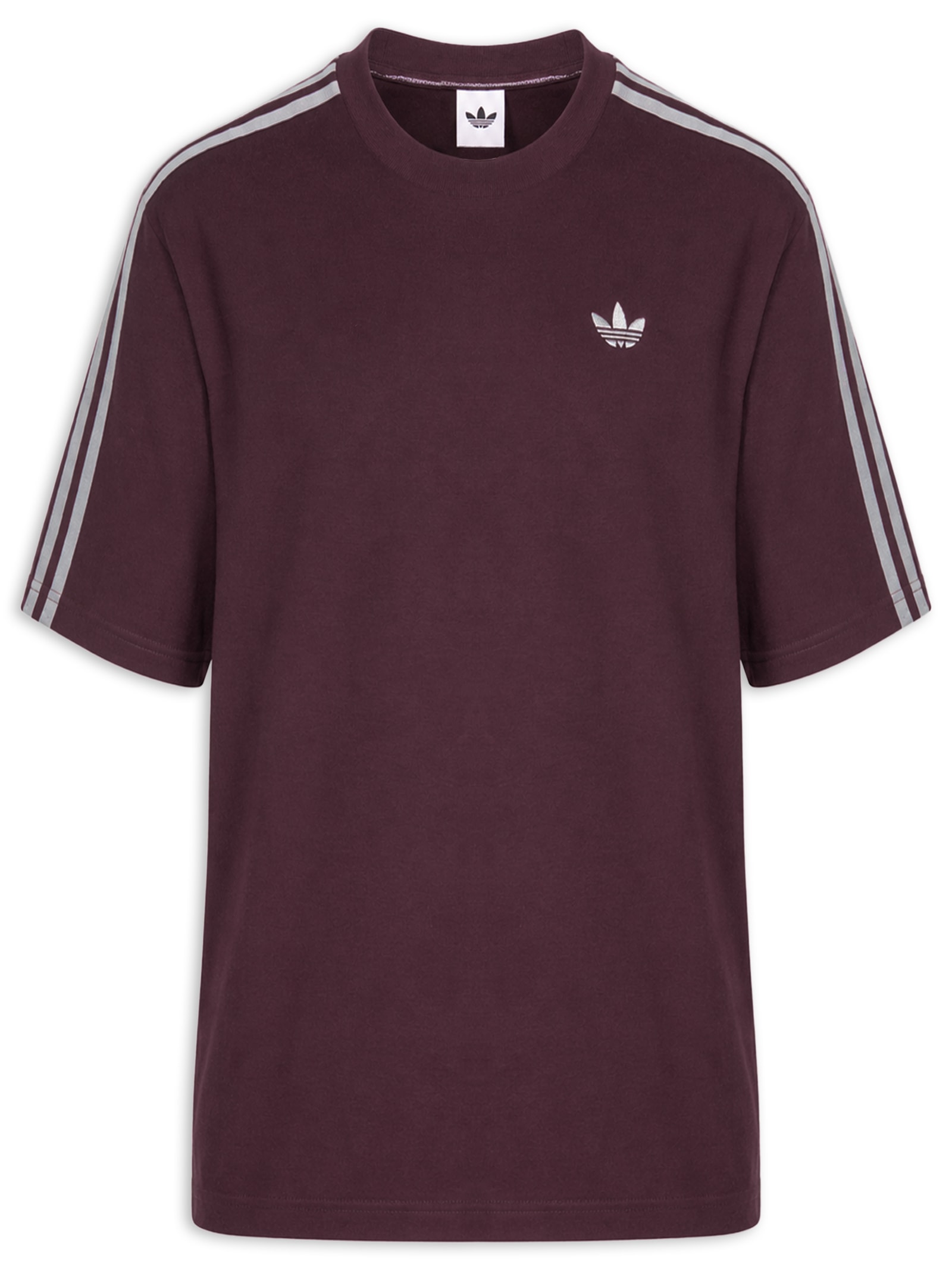 Camiseta Masculina 3s Vinho Adidas Originals