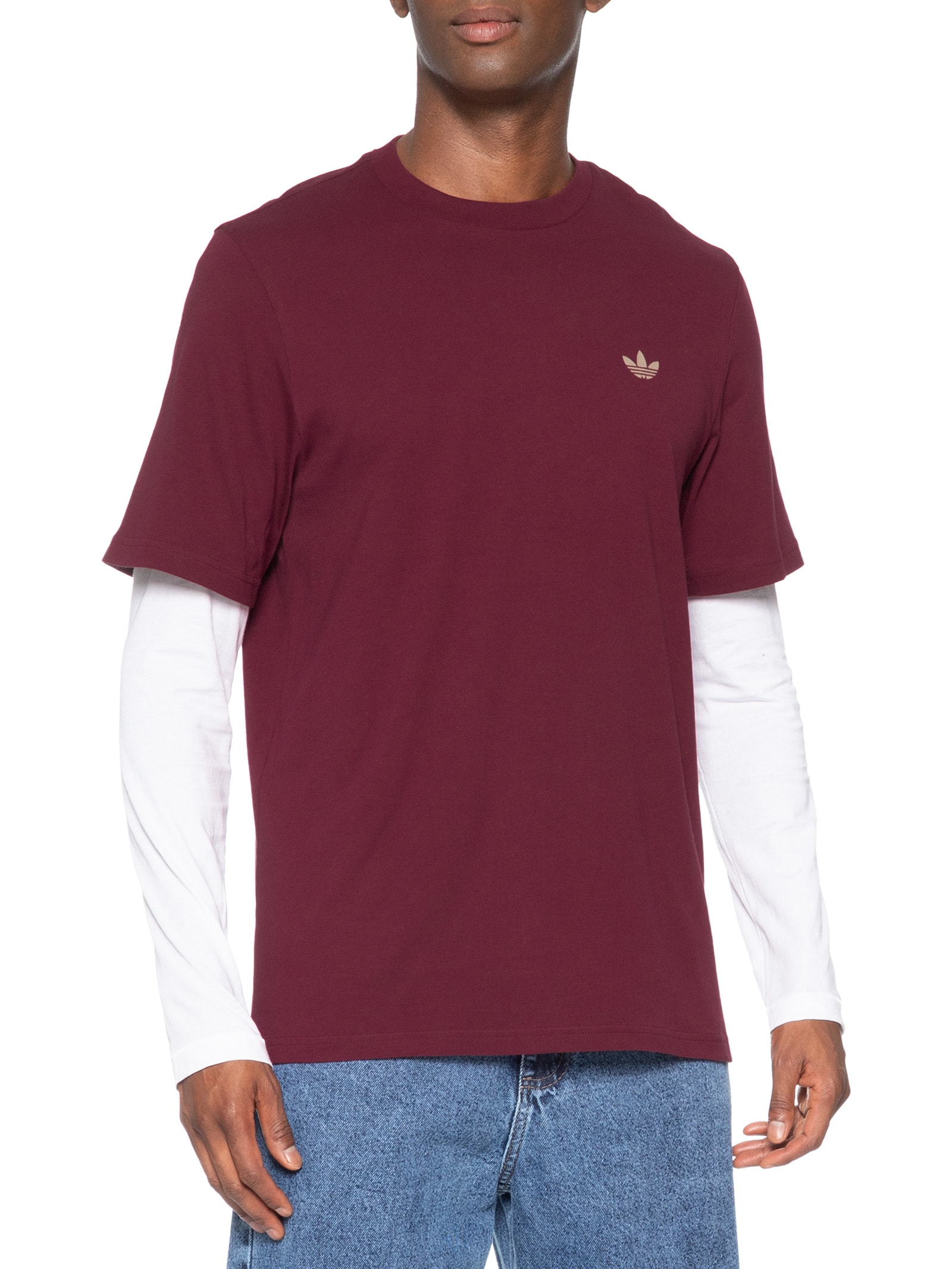 Camiseta Masculina 4.0 Logo Tee Vermelho Adidas Originals