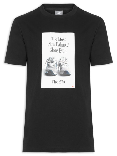 Camiseta Masculina 574 Ad – Preto