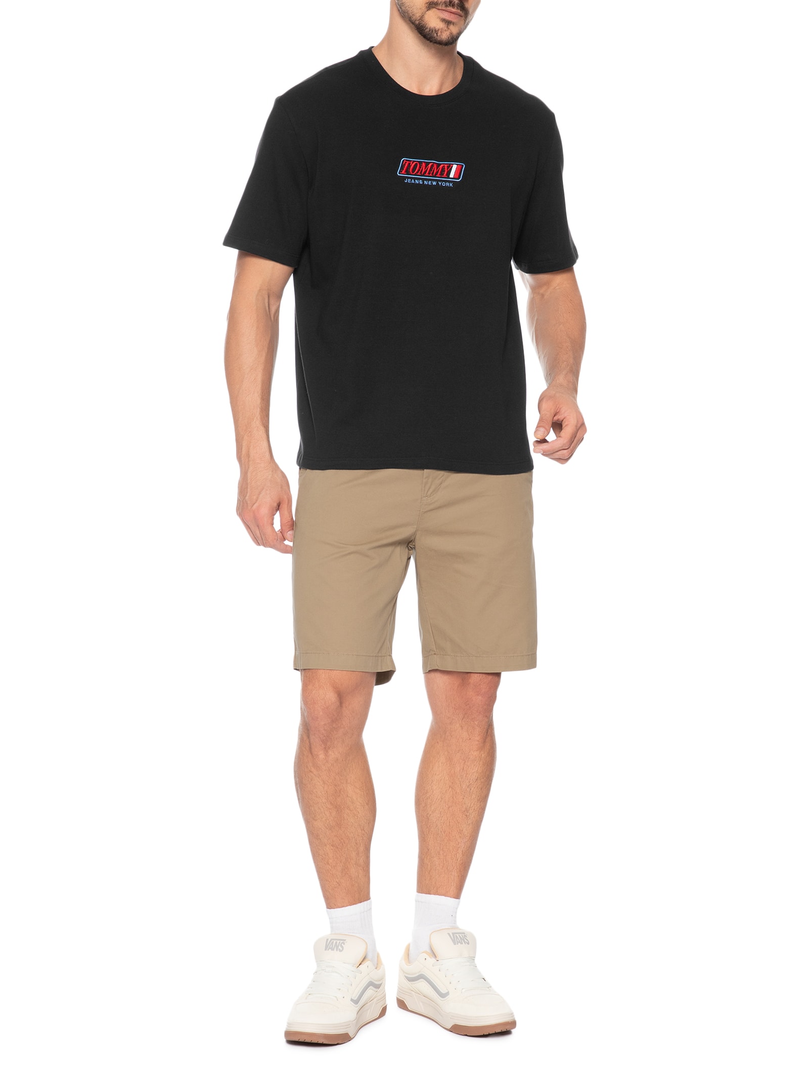 Camiseta Masculina 90's Vintage LA – Preto Tommy Jeans