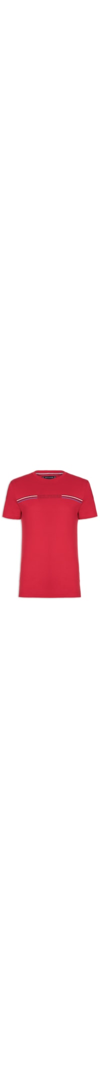 Camiseta Masculina Ab Stripe Chest - Vermelho