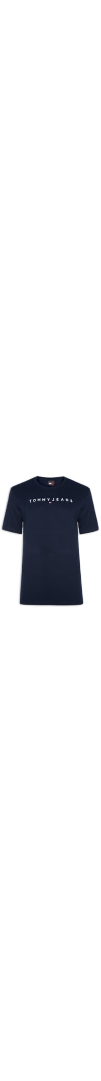 Camiseta Masculina AB TJM Regular Linear Logo Tee Ext - Azul
