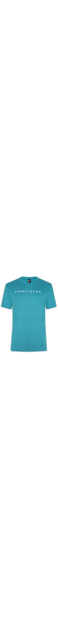 Camiseta Masculina AB TJM Regular Linear Logo Tee Ext - Azul