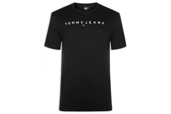 Camiseta Masculina AB TJM Regular Linear Logo Tee Ext - Preto