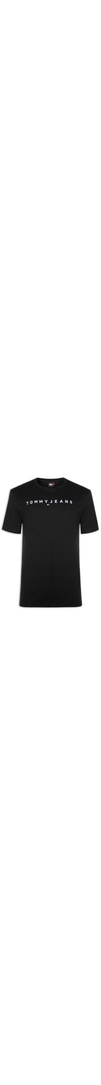 Camiseta Masculina AB TJM Regular Linear Logo Tee Ext - Preto