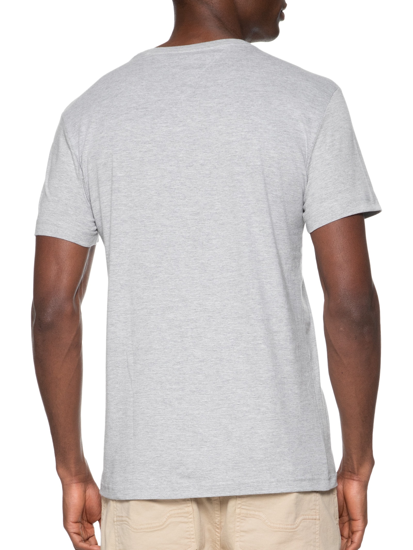 Camiseta Masculina Ab Wcc Essential Cotton Tee Cinza Tommy Hilfiger