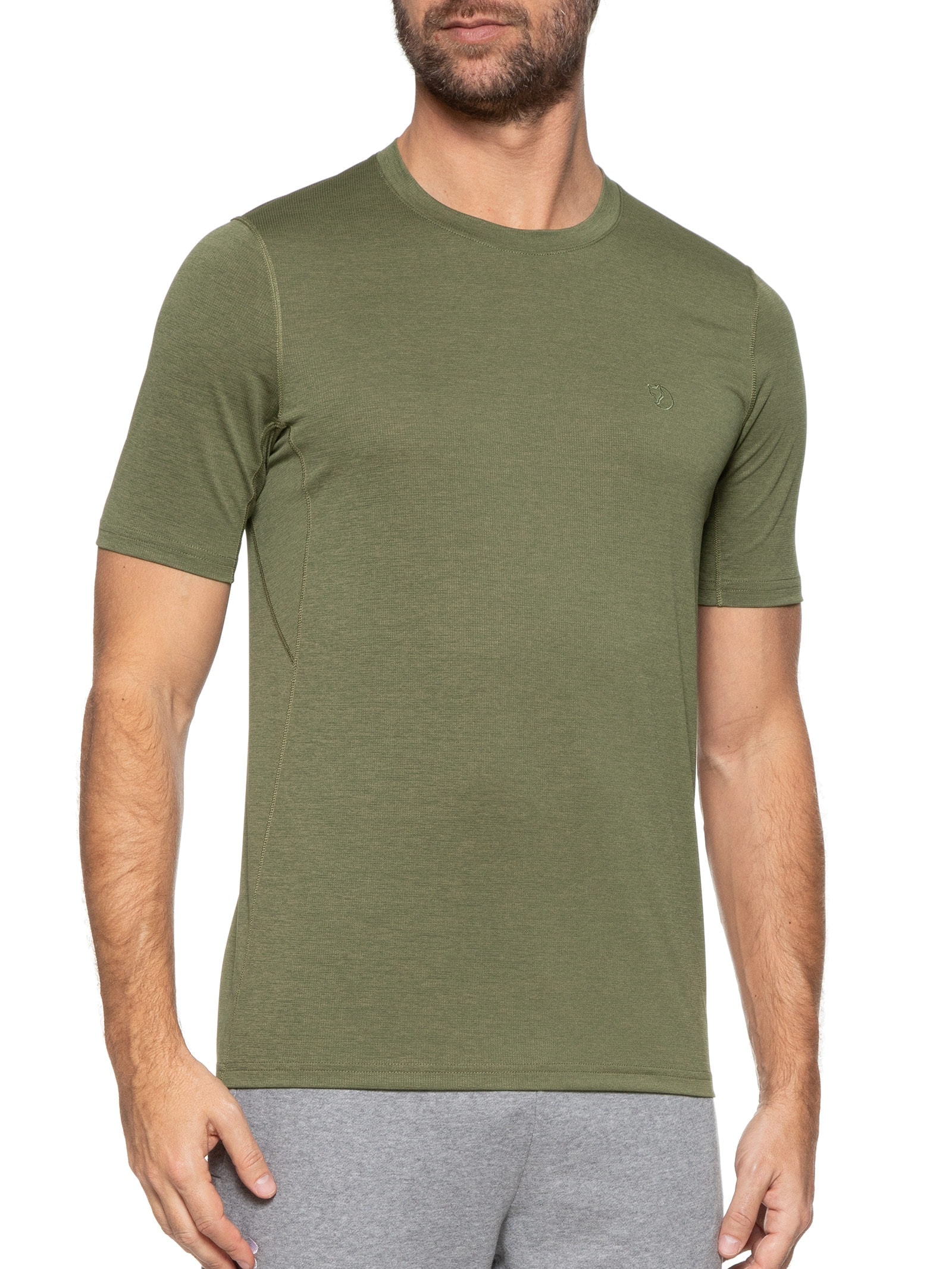 Camiseta Masculina Abisko Hike S/S M Verde Fjällräven