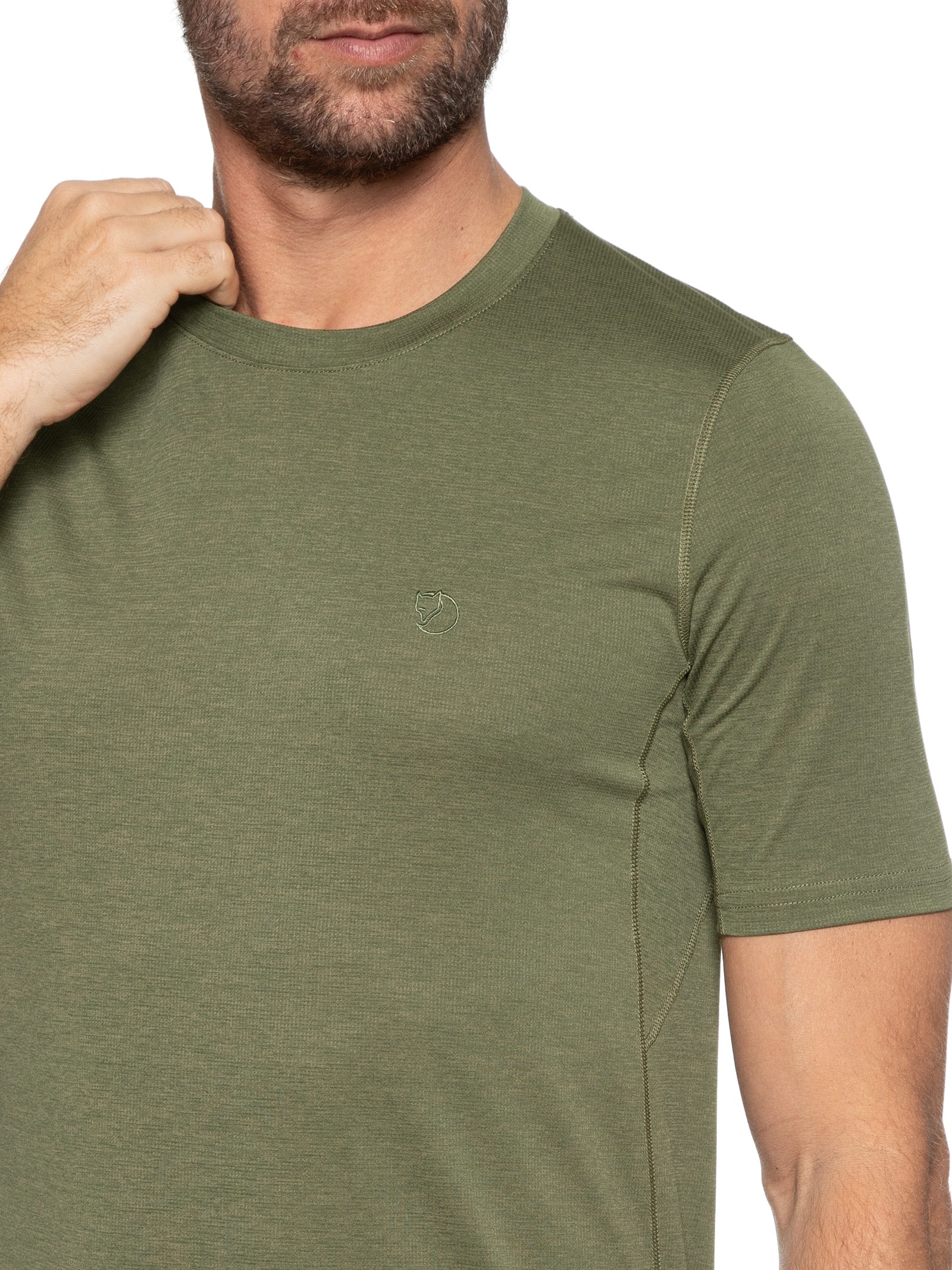 Camiseta Masculina Abisko Hike S/S M Verde Fjällräven