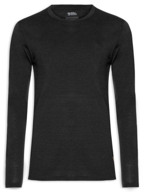 Camiseta Masculina Abisko Wool – Preto