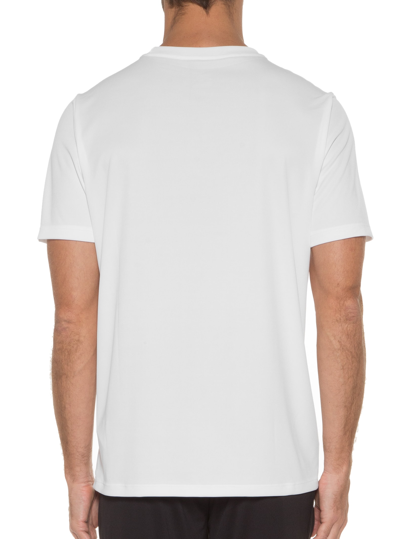 Camiseta Masculina Active Small Logo Tee Branco Puma