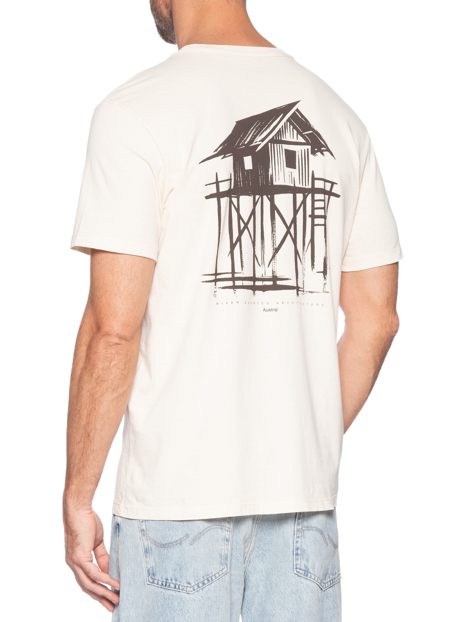 Camiseta Masculina Adapt Bege Austral