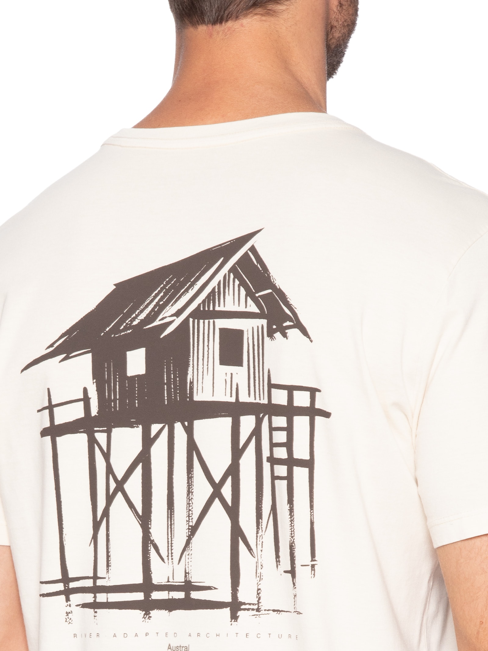 Camiseta Masculina Adapt Bege Austral