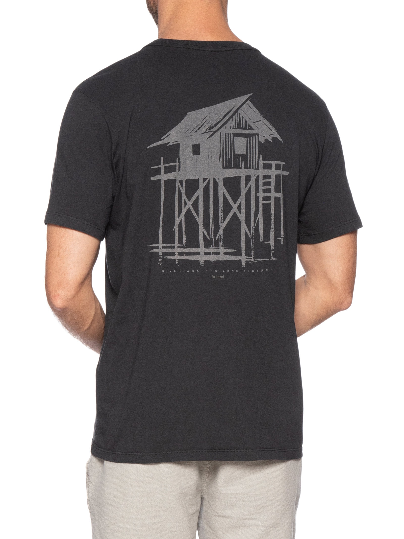 Camiseta Masculina Adapt Preto Austral