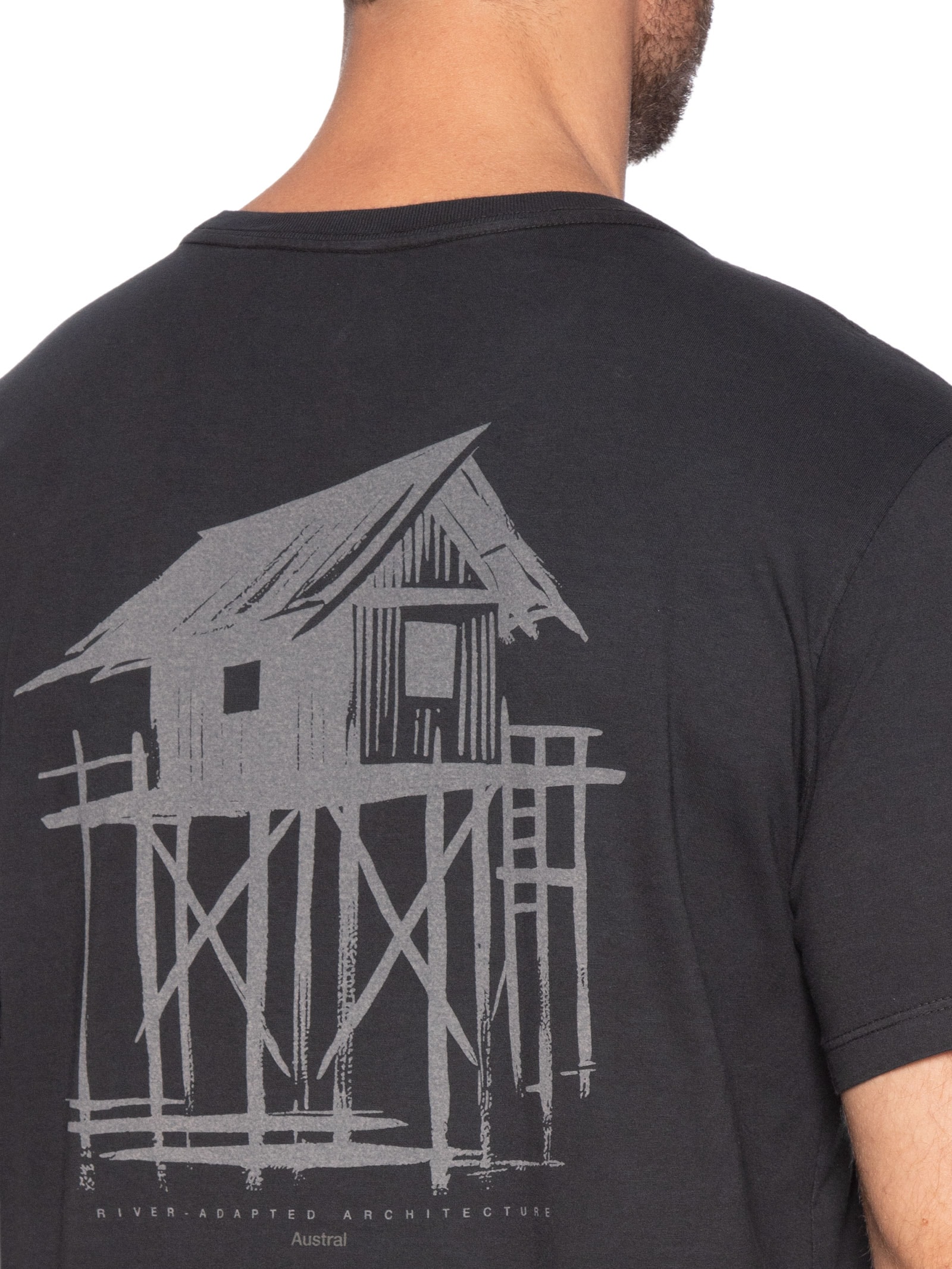 Camiseta Masculina Adapt Preto Austral