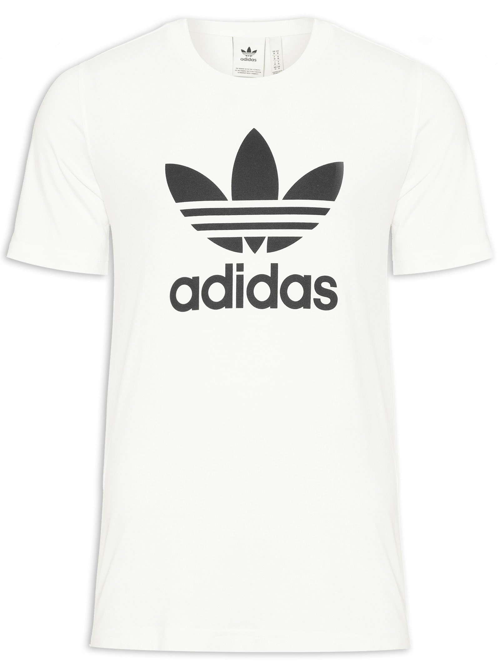 Camiseta Masculina Adicolor Classics Trefoil Off White Adidas Originals
