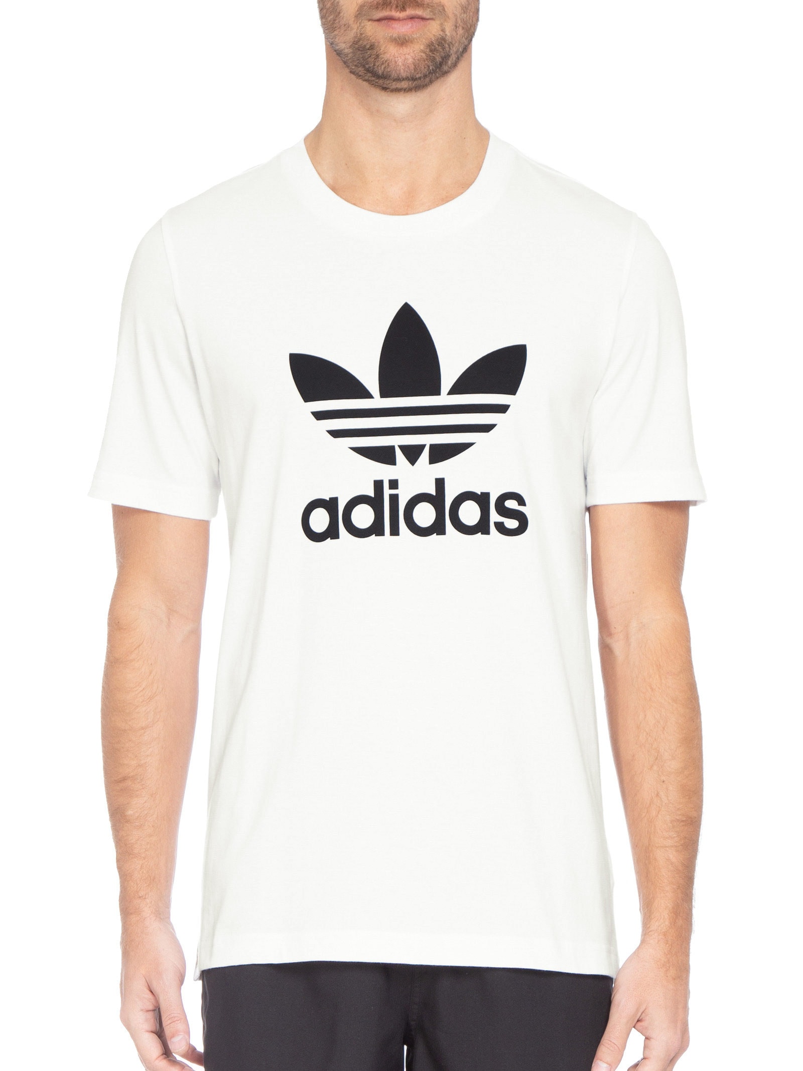 Camiseta Masculina Adicolor Classics Trefoil Off White Adidas Originals