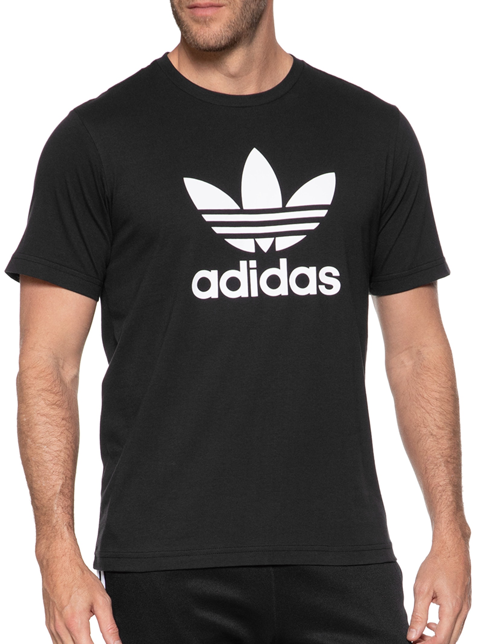 Camiseta Masculina Adicolor Classics Trefoil Preto Adidas Originals