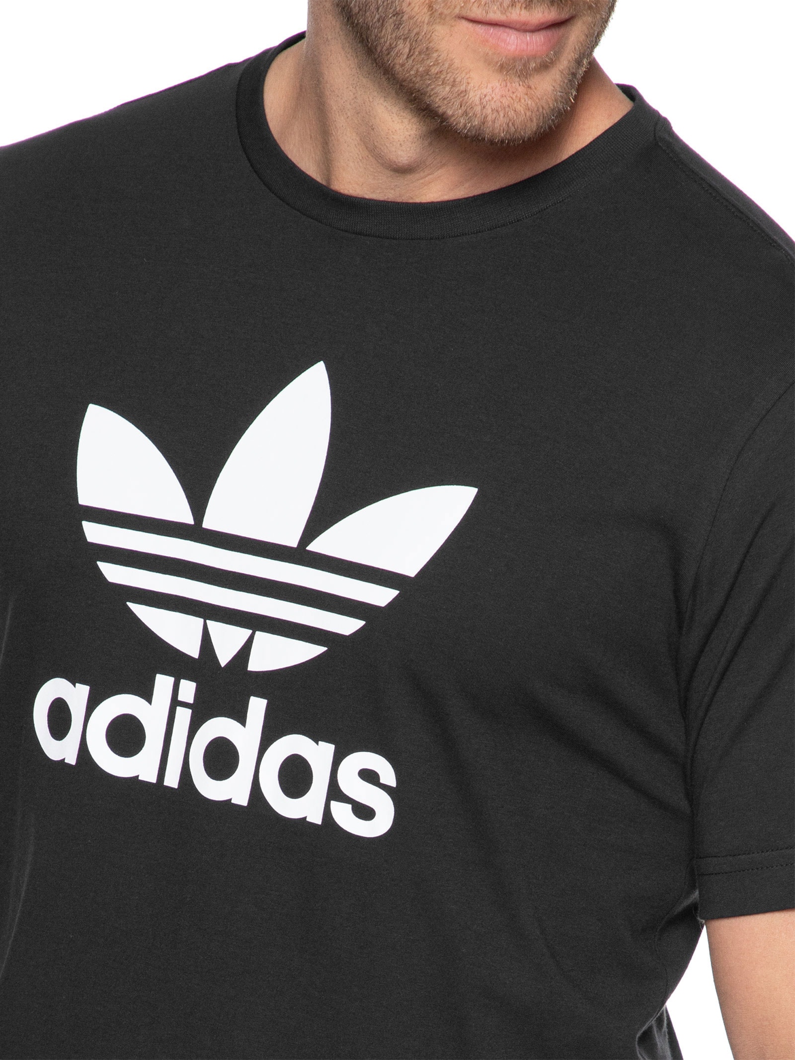 Camiseta Masculina Adicolor Classics Trefoil Preto Adidas Originals