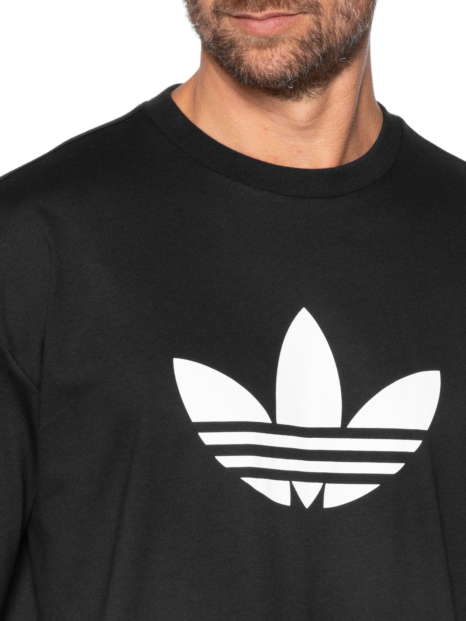 Camiseta Masculina Adicolor Trefoil Preto Adidas Originals