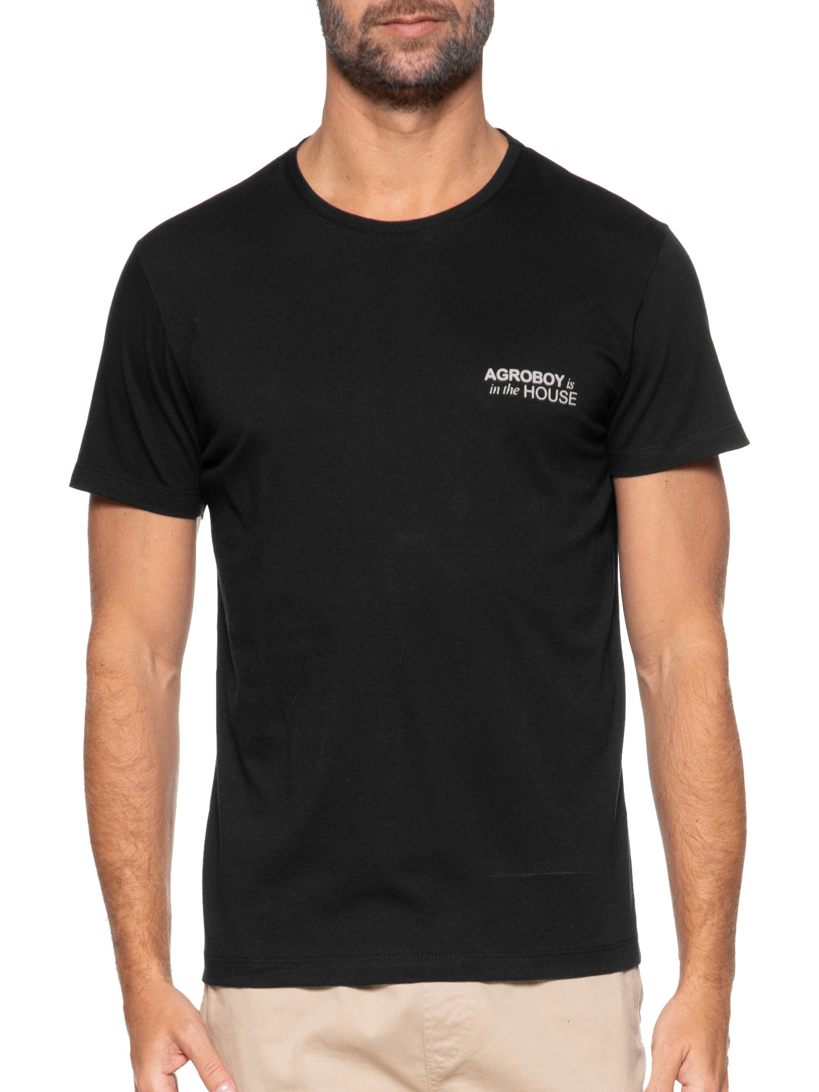 Camiseta Masculina Agroboy In The House Preto Sergio K