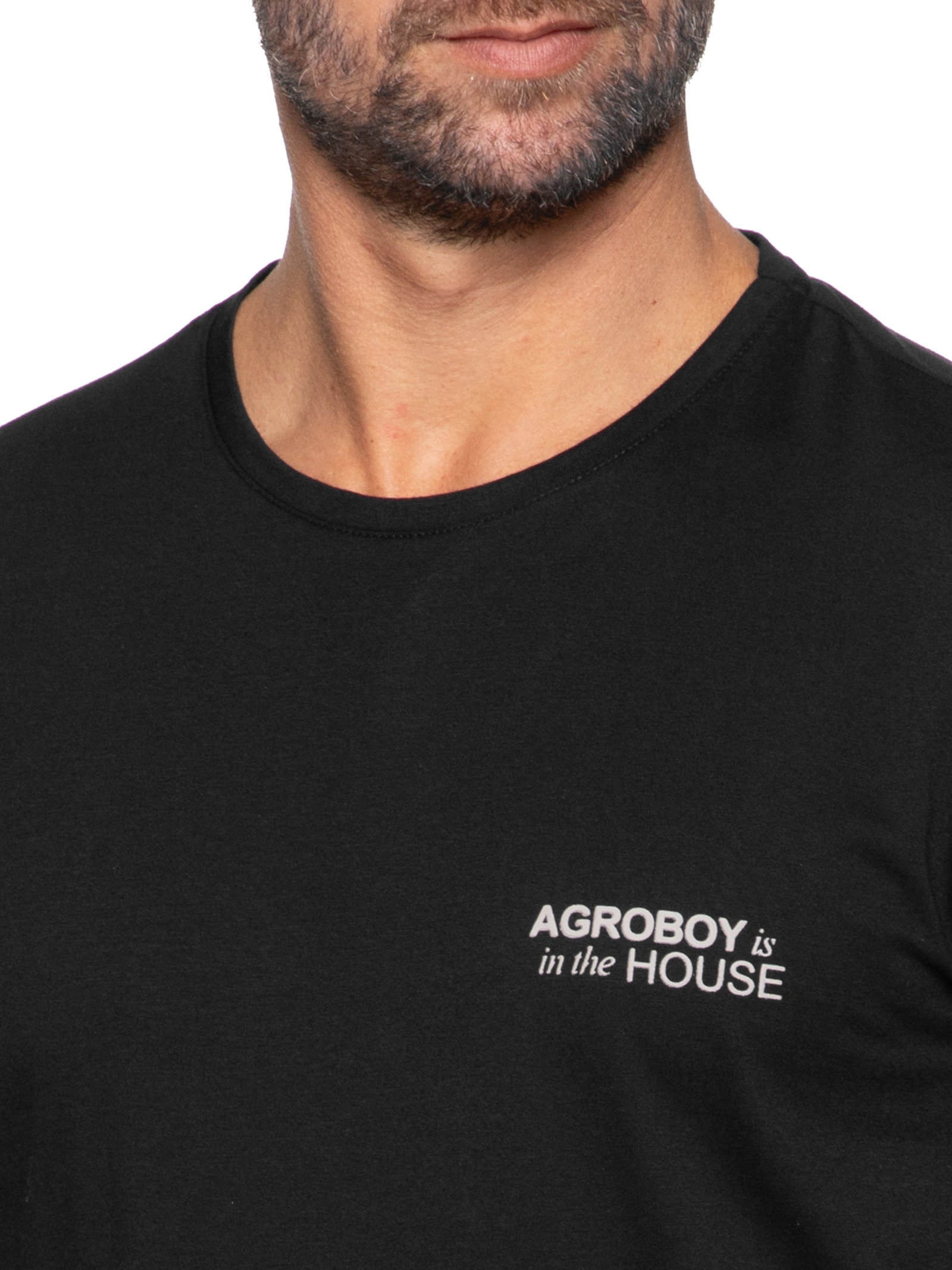 Camiseta Masculina Agroboy In The House Preto Sergio K