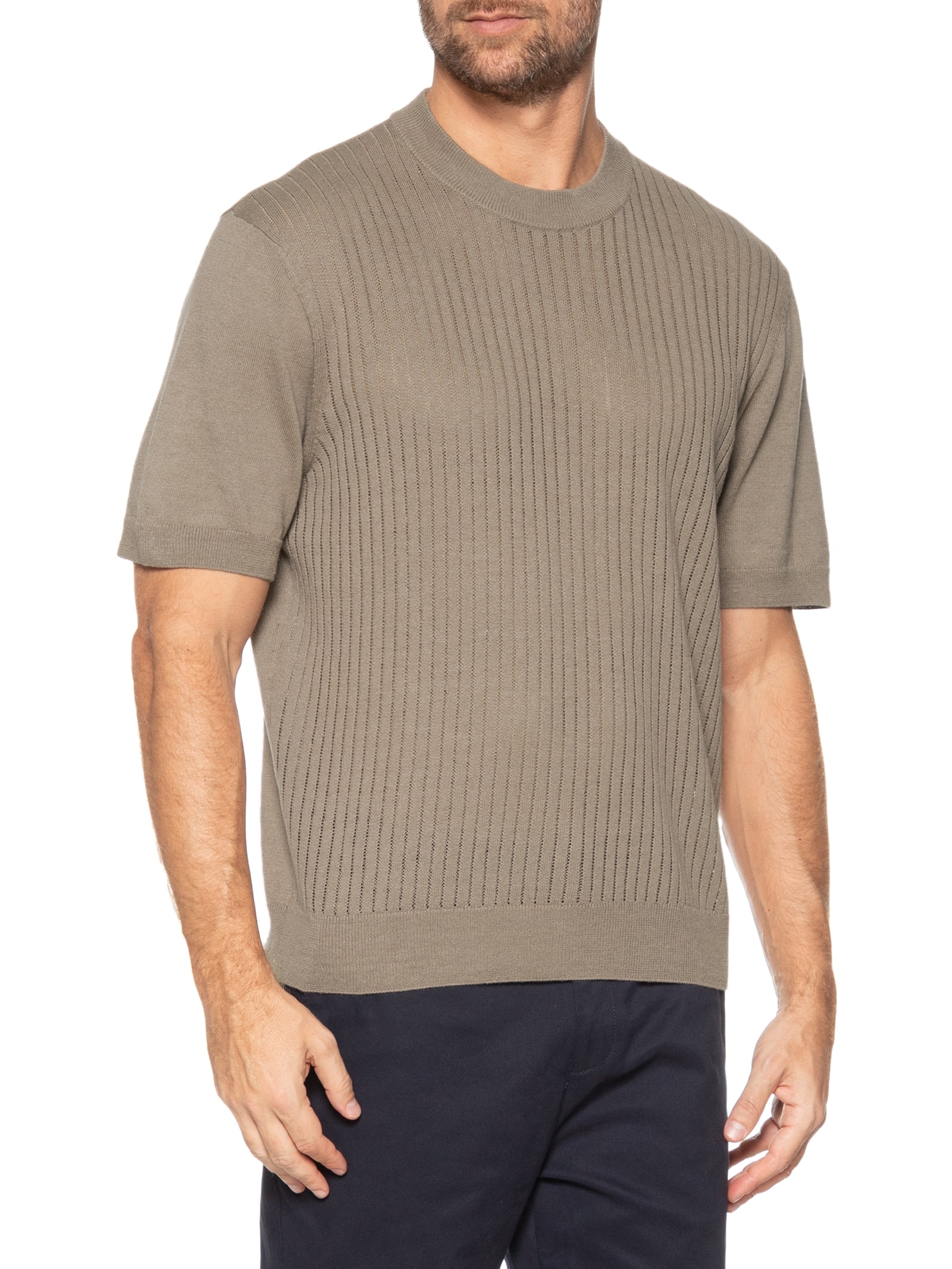 Camiseta Masculina Akordino Marrom Boss