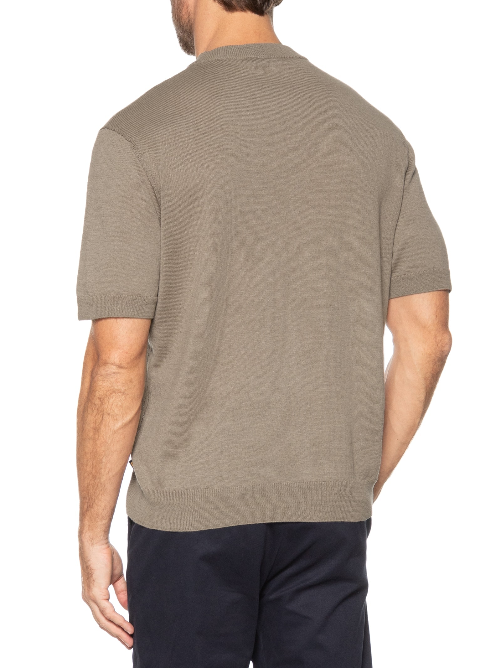 Camiseta Masculina Akordino Marrom Boss