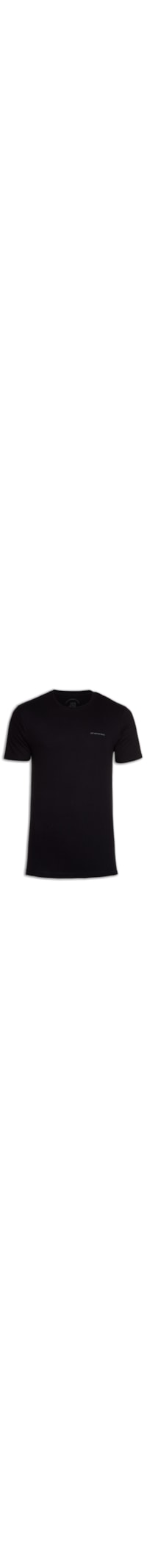 Camiseta Masculina Algodão Básica Logo - Preto