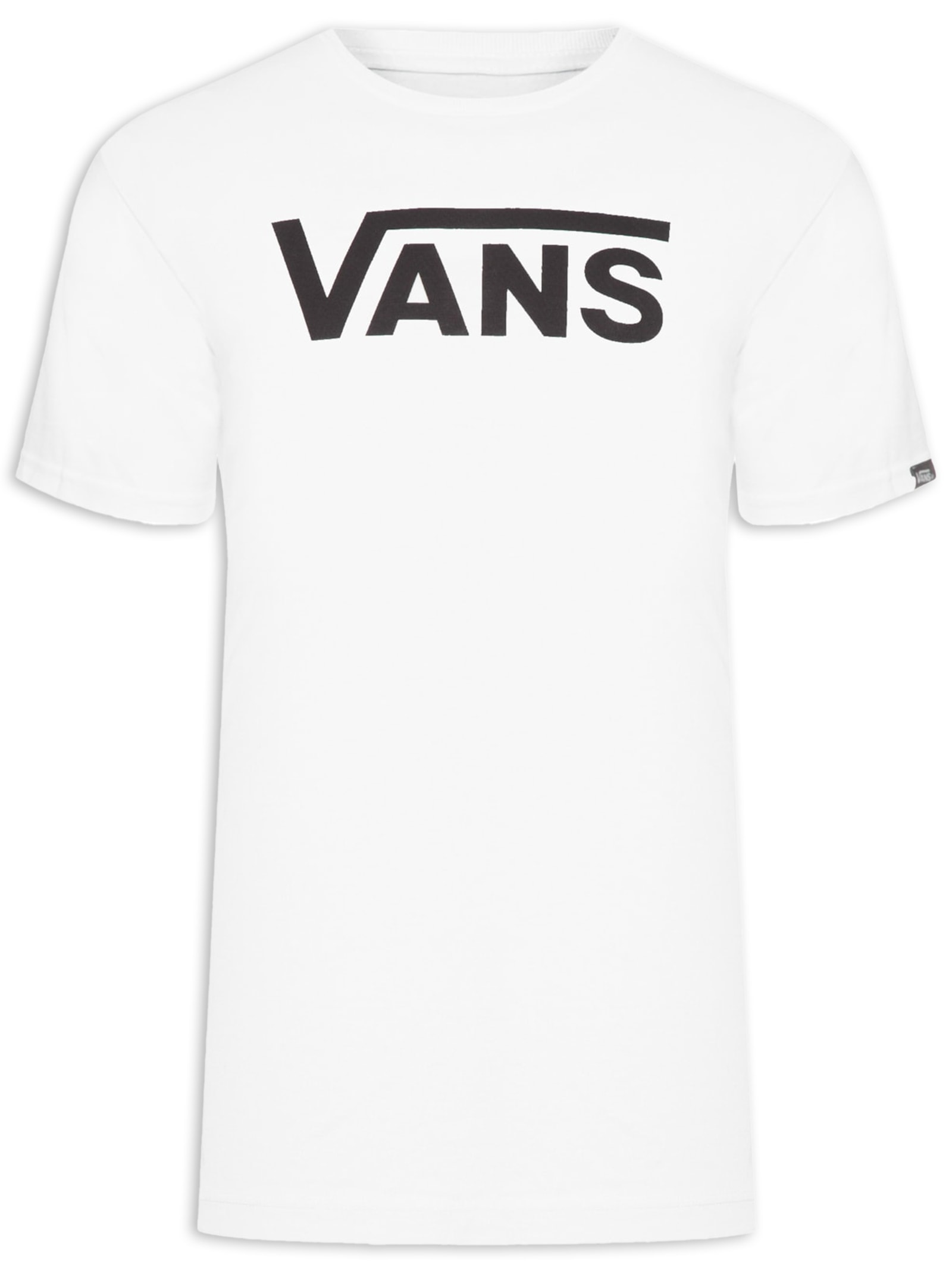 Camiseta Masculina Algodão Branco Vans