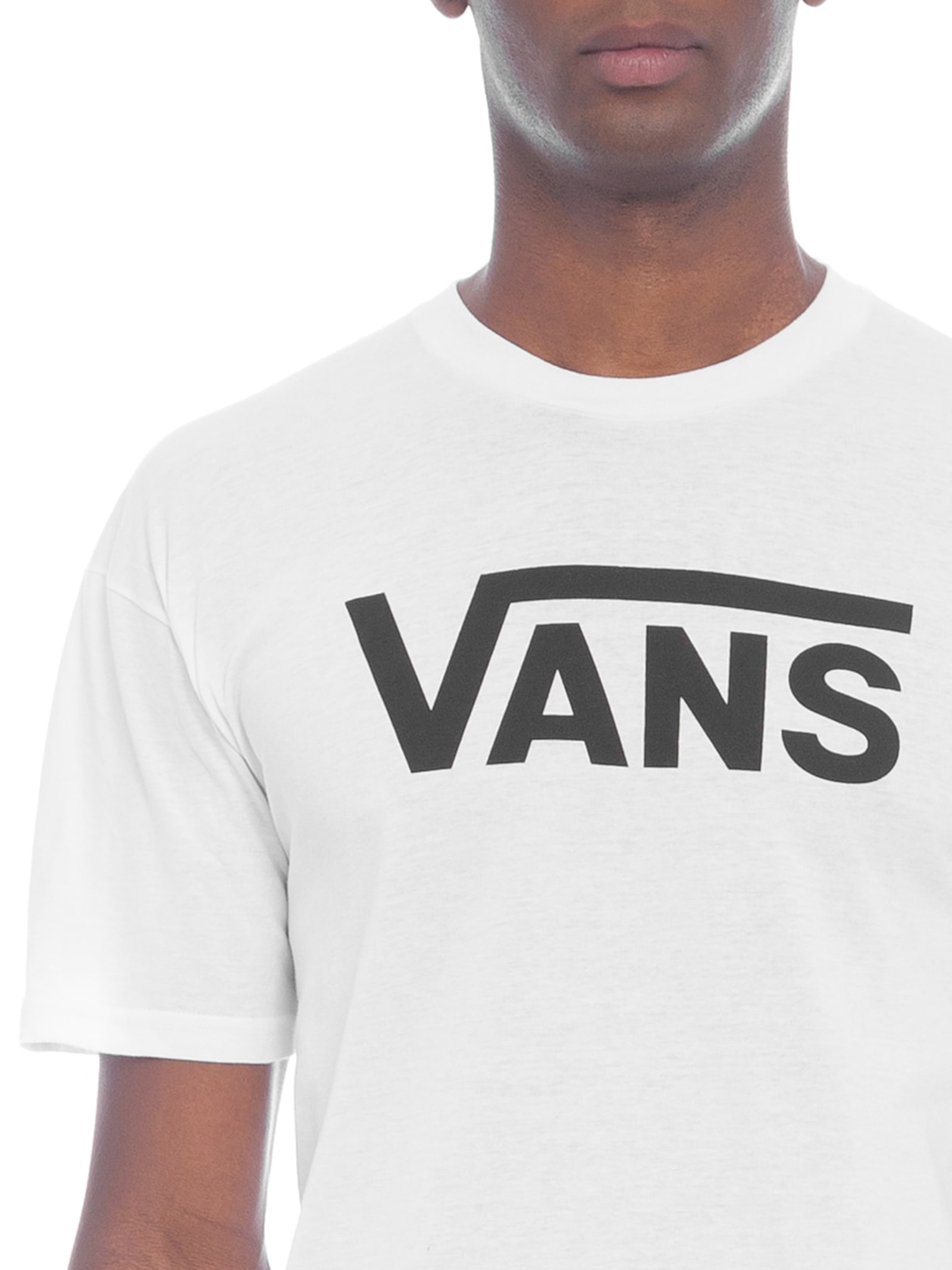 Camiseta Masculina Algodão Branco Vans