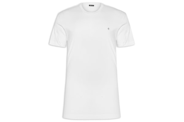  Camiseta Masculina Algodão - Branco