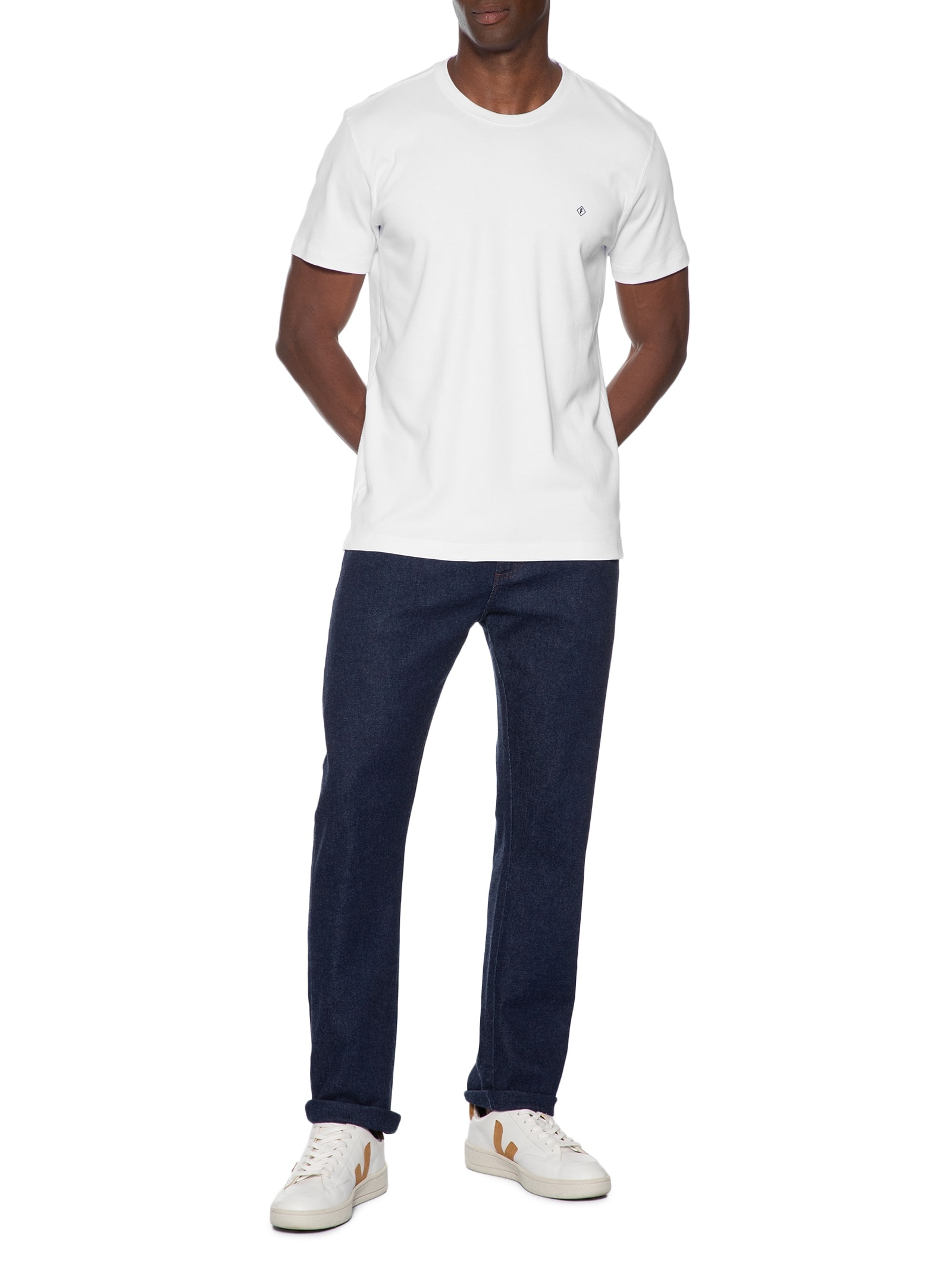  Camiseta Masculina Algodão Branco Forum