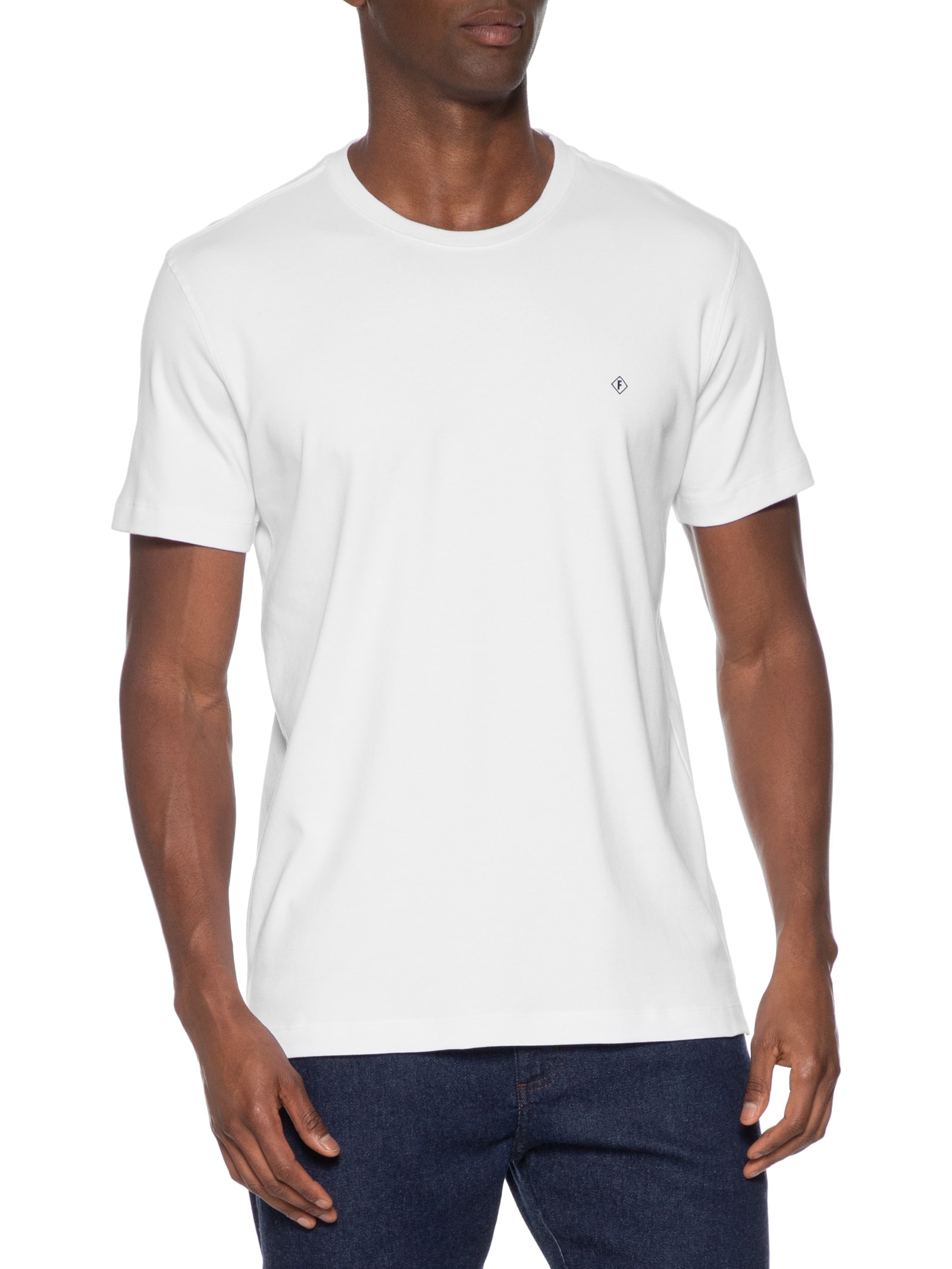  Camiseta Masculina Algodão Branco Forum