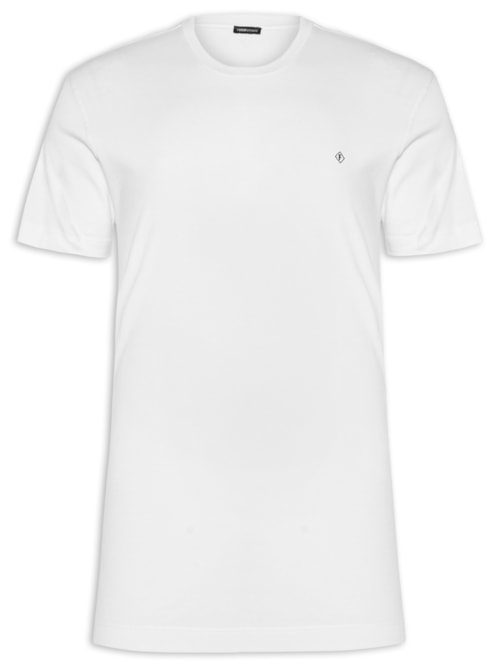 Camiseta Masculina Algodão – Branco
