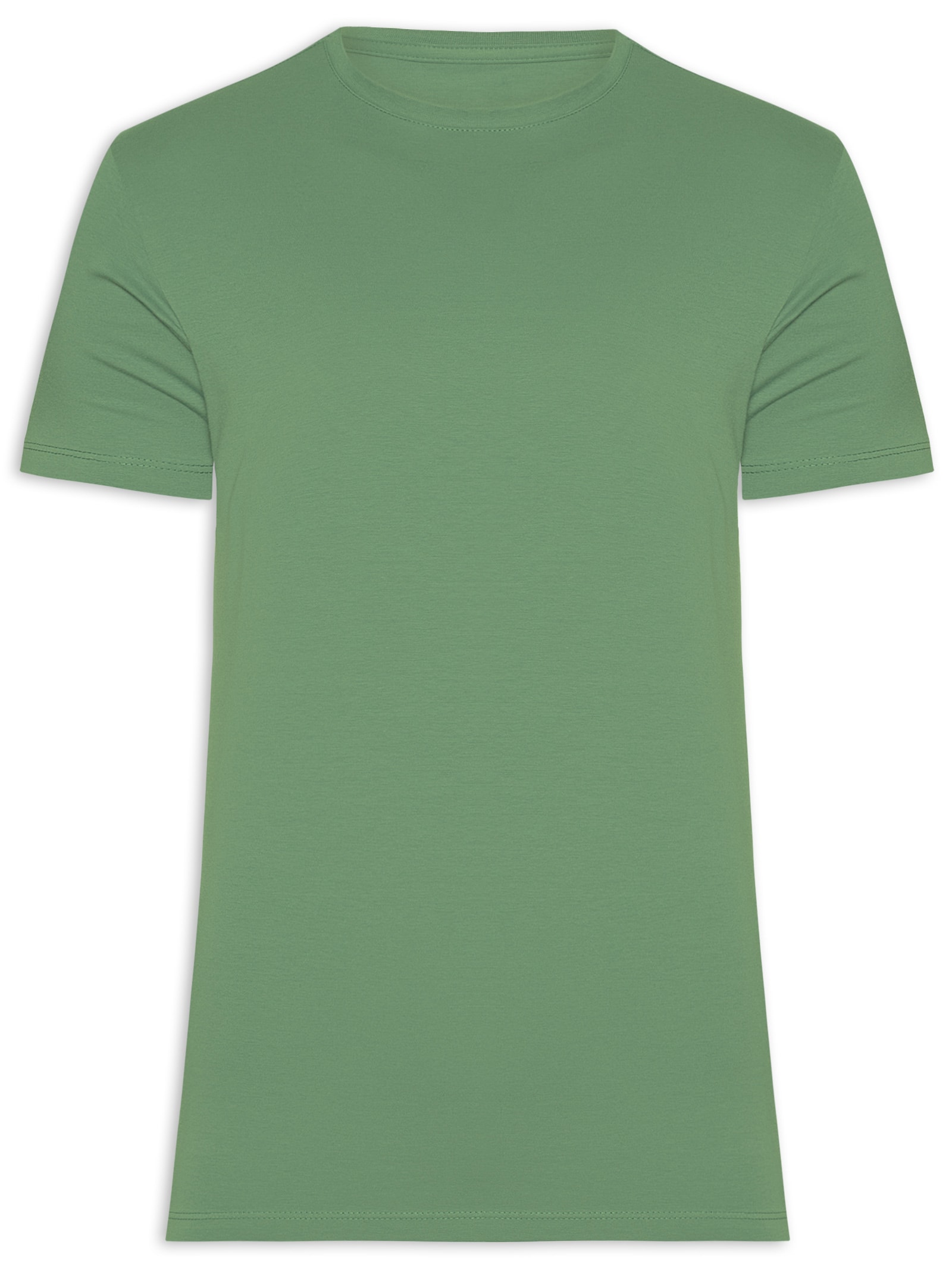 Camiseta Masculina Algodão Egícpcio Verde Pineapple