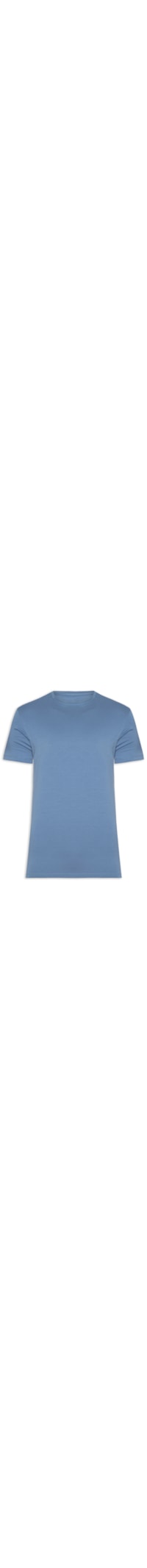 Camiseta Masculina Algodão Egípcio - Azul