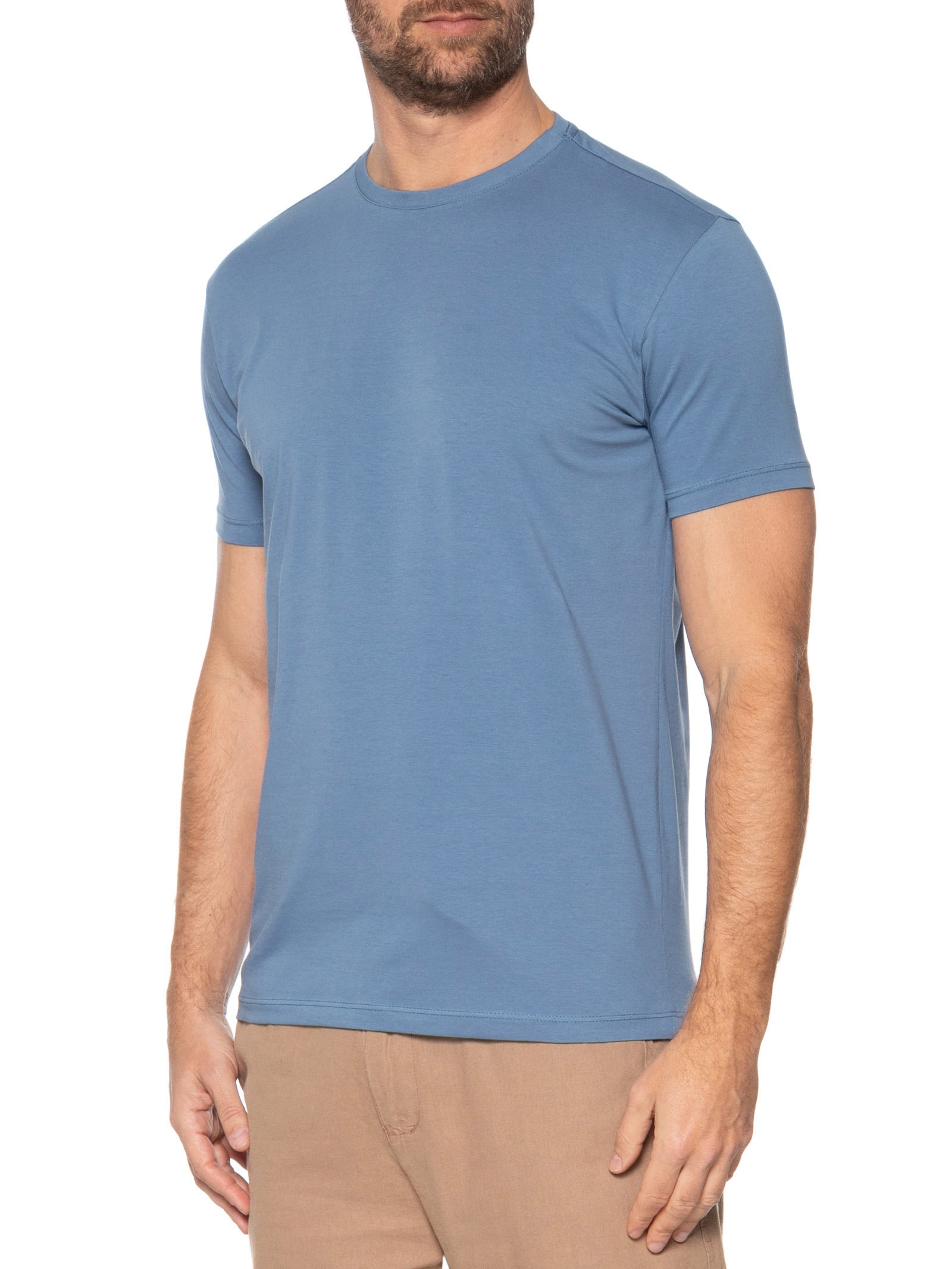 Pineapple - Camiseta Masculina Algodão Egípcio - Azul