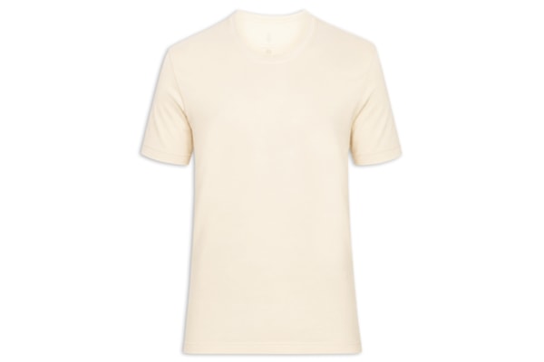 Camiseta Masculina Algodão Egípcio Stretch - Bege