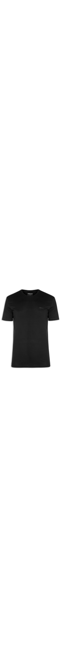 Camiseta Masculina Algodão Oficina Manga Curta - Preto