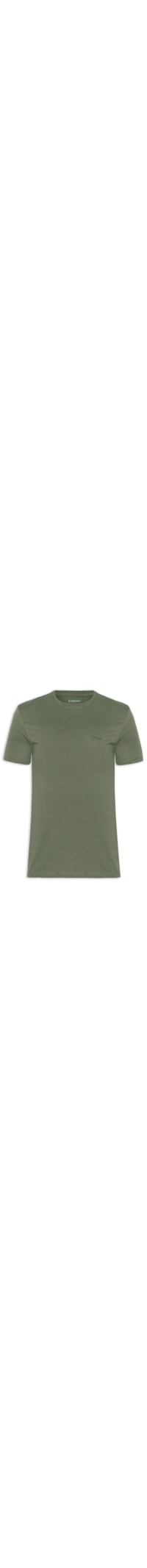 Camiseta Masculina Algodão Oficina Manga Curta - Verde