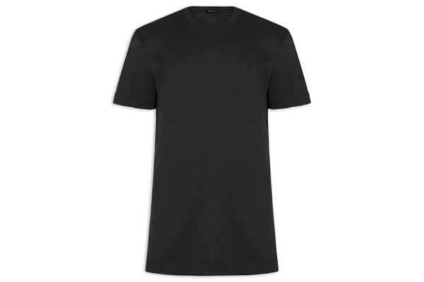 Camiseta Masculina Algodão - Preto