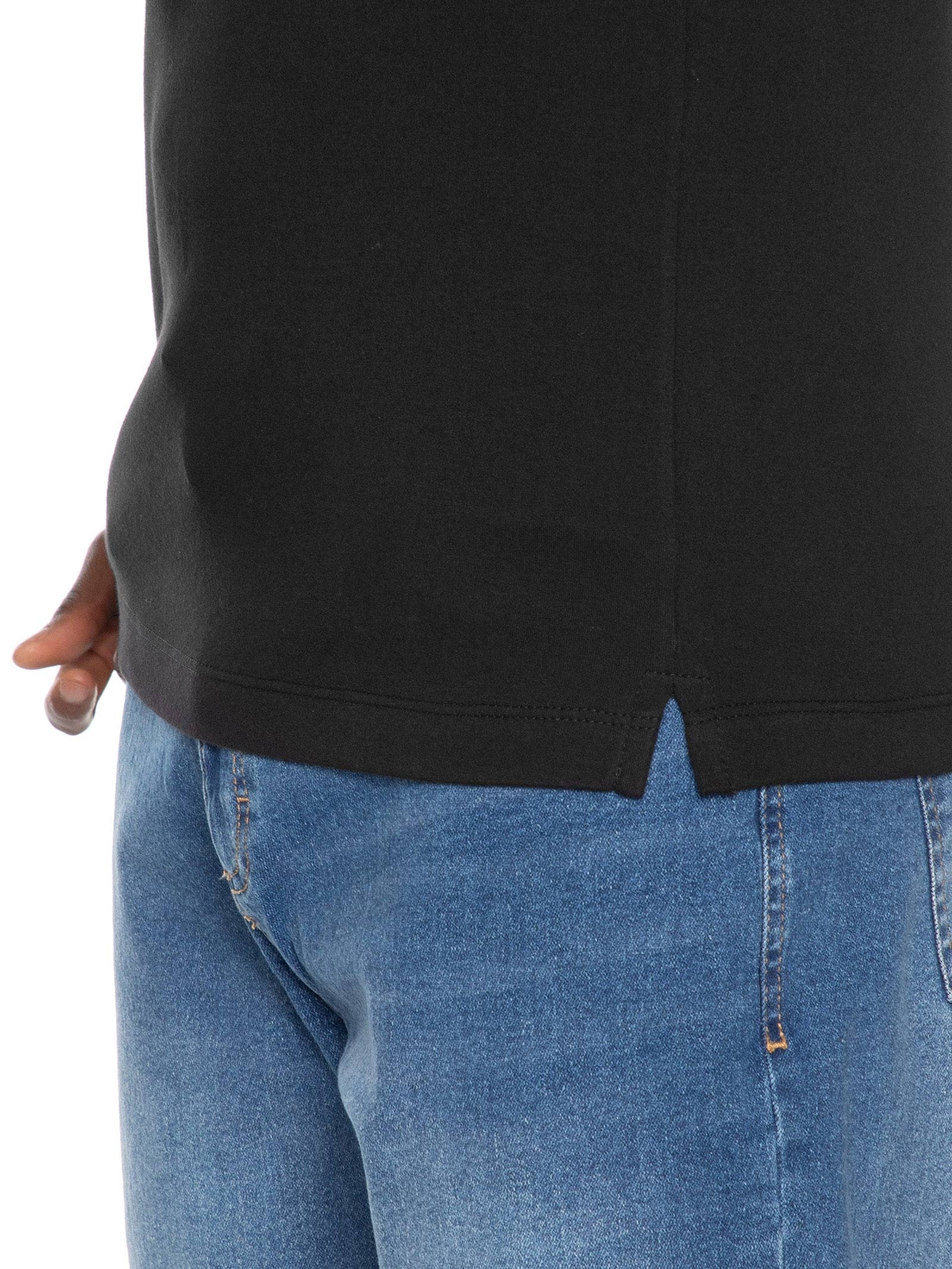Camiseta Masculina Algodão Preto Forum