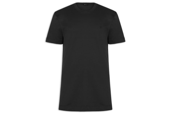 Camiseta Masculina Algodão - Preto