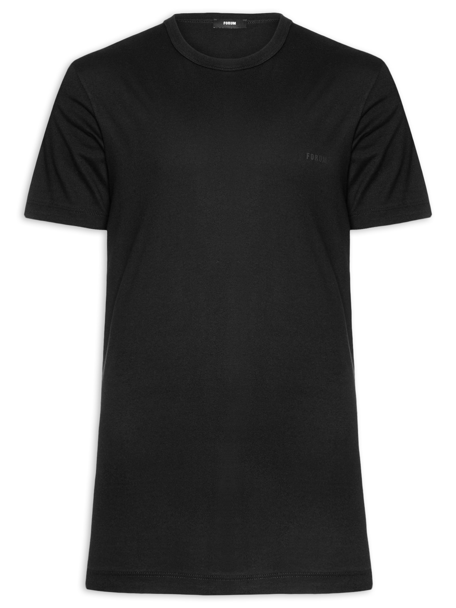 Camiseta Masculina Algodão Preto Forum